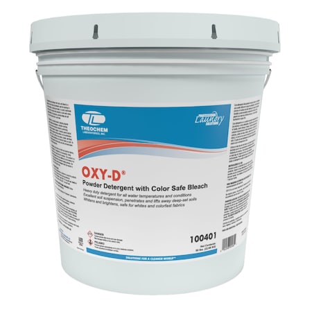 Theochem Laundry Detergent, 50 lb Pail, Powder, Odourless, White 100401-99990-76